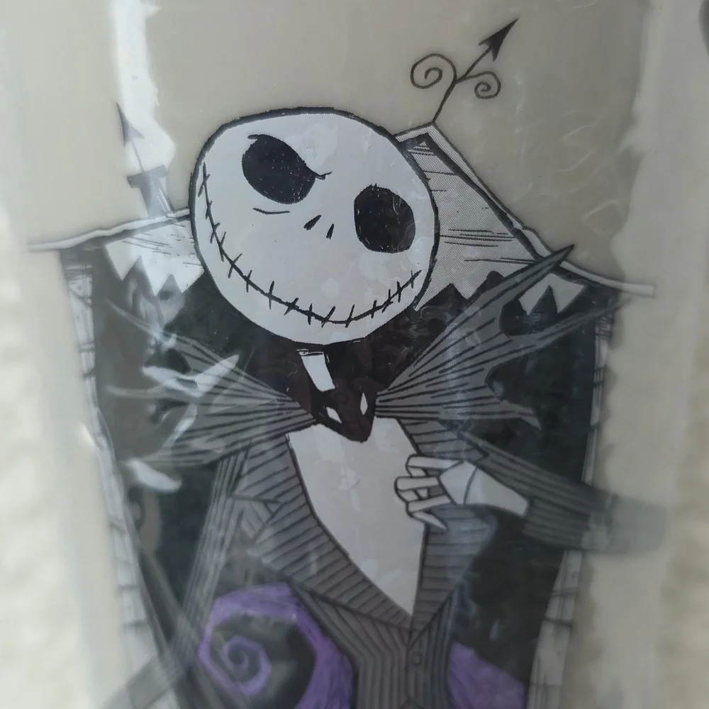 Disney The Nightmare Before Christmas 4 Pack Tumblers W/ Lids Black Green Purple